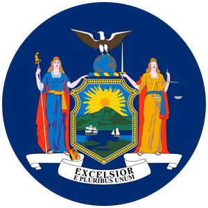 Image of the New York state flag